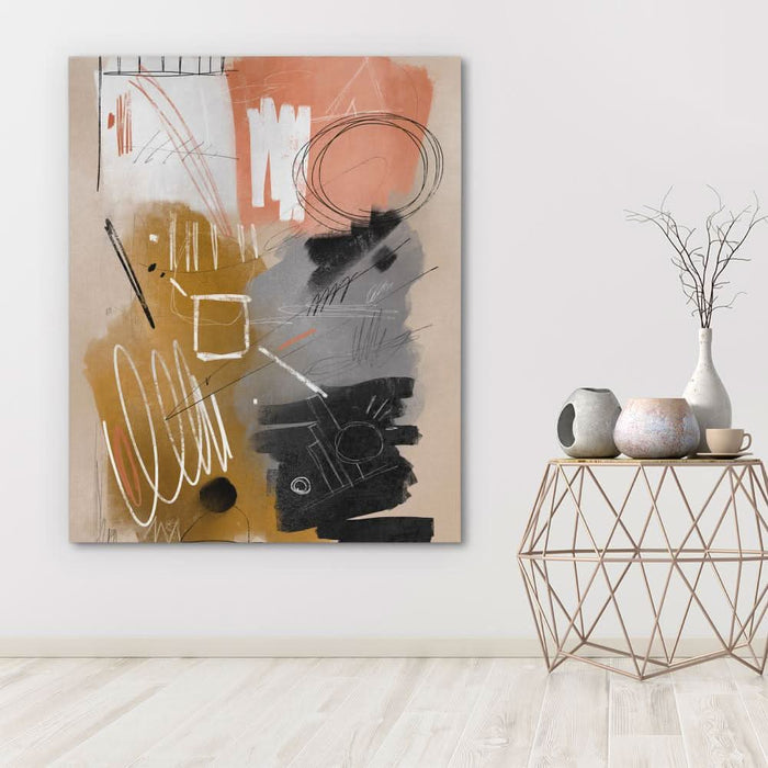 Chaotic Lines - Black Wall Art for Office Decor