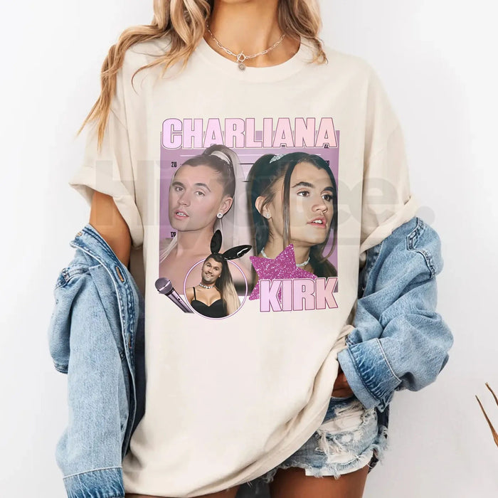 Charliana Kirk Meme T-Shirt – Funny "We're Charlie" Kirkify Krande Graphic Tee