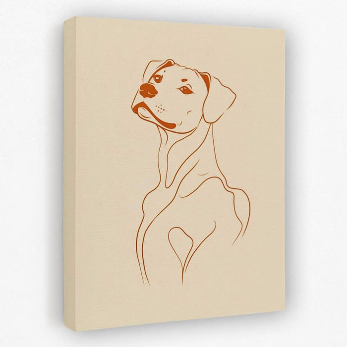 Charming Pup - Animals Canvas Wall Art