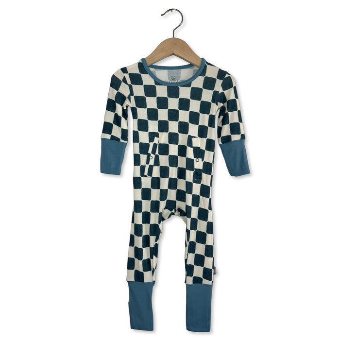 Checker Me Out Adaptive Tube Access Day to Night Romper