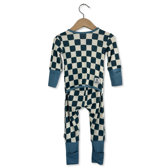 Checker Me Out Adaptive Tube Access Day to Night Romper