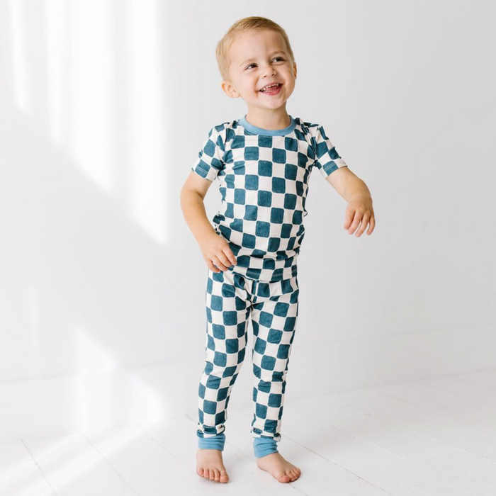 Checker Me Out Two Piece Jammie Set (18-24 mth- 5T)