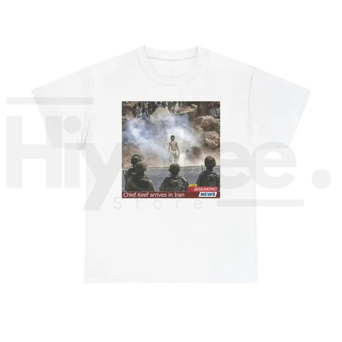 Chief Keef in Iran "War Is Over" Shirt – Iconic Anti-War Graphic Tee