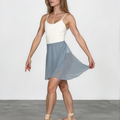 Chiffon Ballet Wrap Skirt - Womens Classical Glacier Blue Skirt