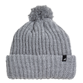 Child Acrylic Ribbed Cuff with Matching Pom Hat