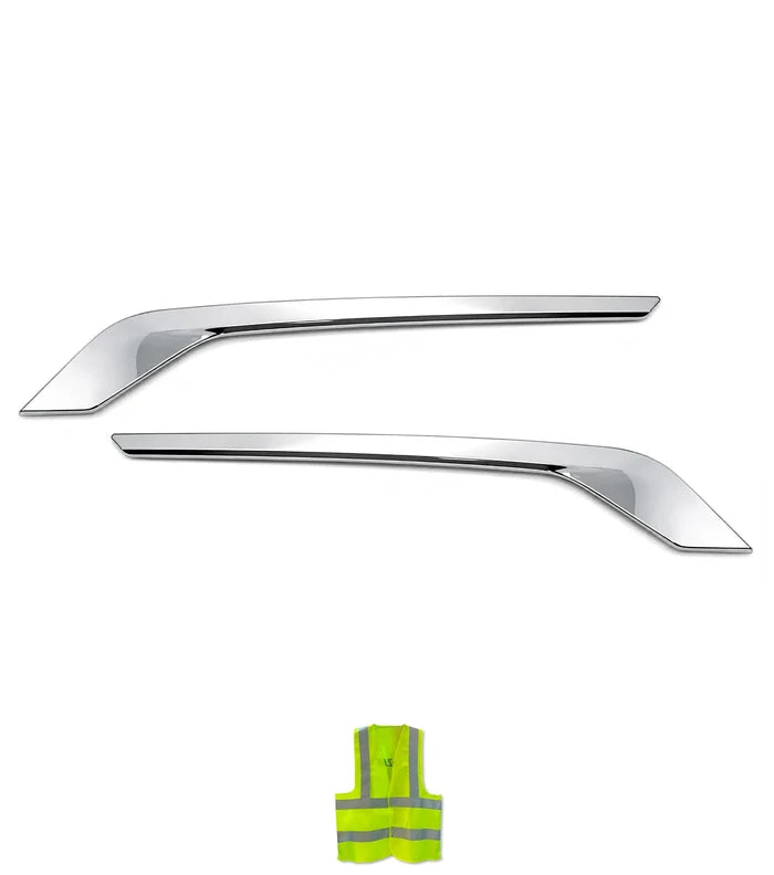 Chrome Hood Air Intake Bezels Set 2022+ Peterbilt 579