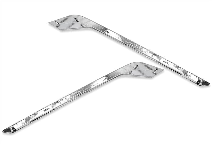 Chrome Hood Air Intake Bezels Set 2022+ Peterbilt 579