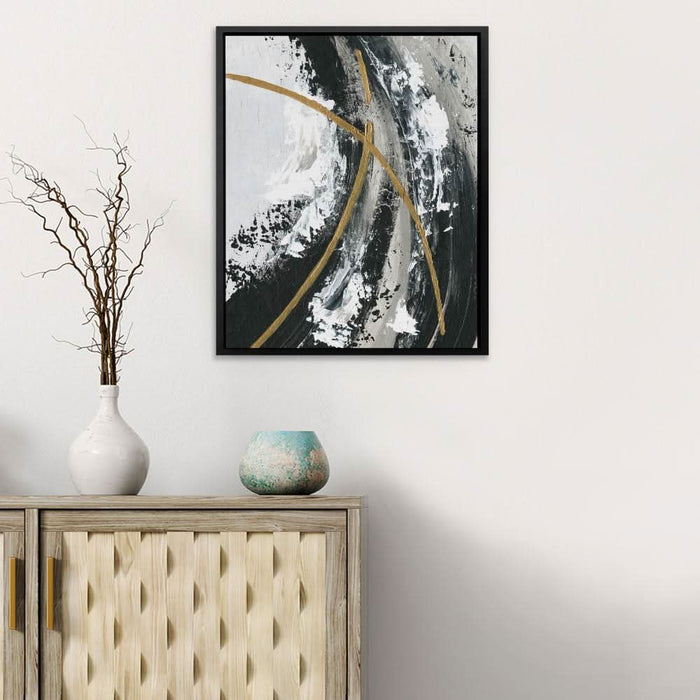 Circulation Theory - Black Wall Art for Living Room