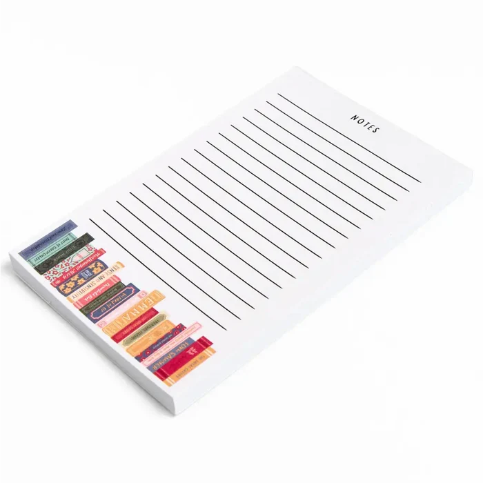Classics Bookshelf 4x6 Notepad - 462365