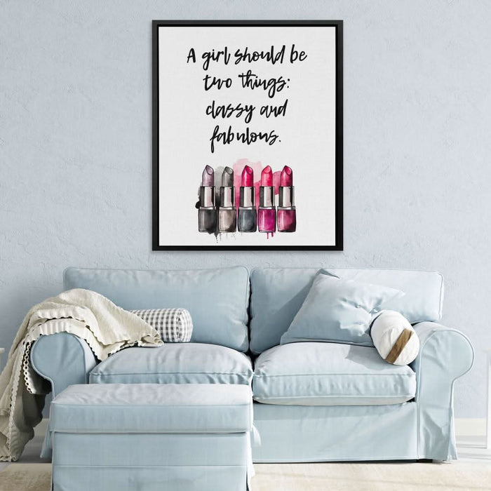 Classy And Fabulous - Feminine Art for Living Room