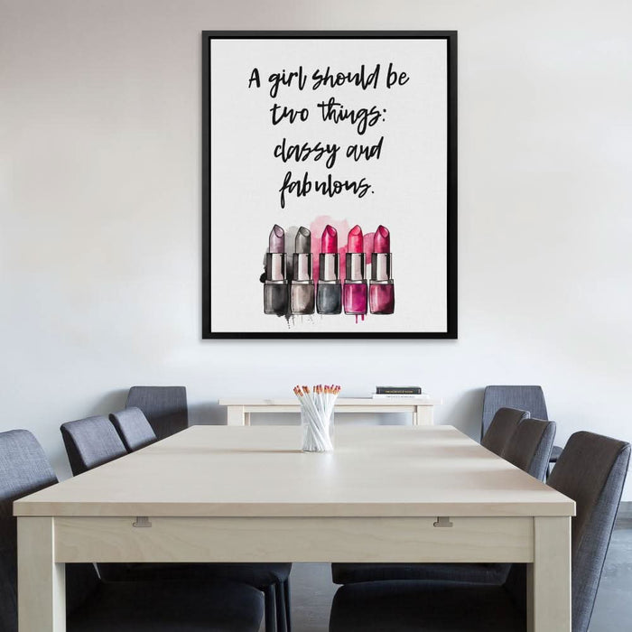 Classy And Fabulous - Canvas Wall Art