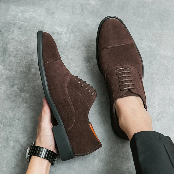 Claude Belleau Seude Derby Shoes