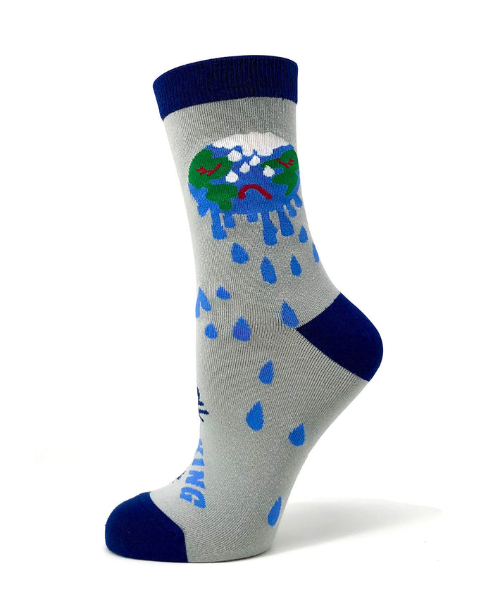 Climate Change Ladies' Crew Socks