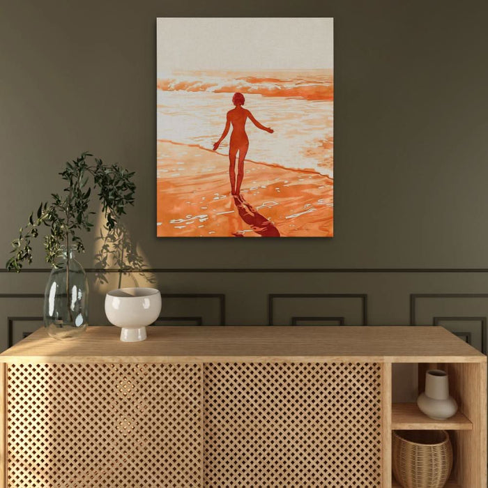 Coastal Memories - Earth Tones Coastal Canvas Print