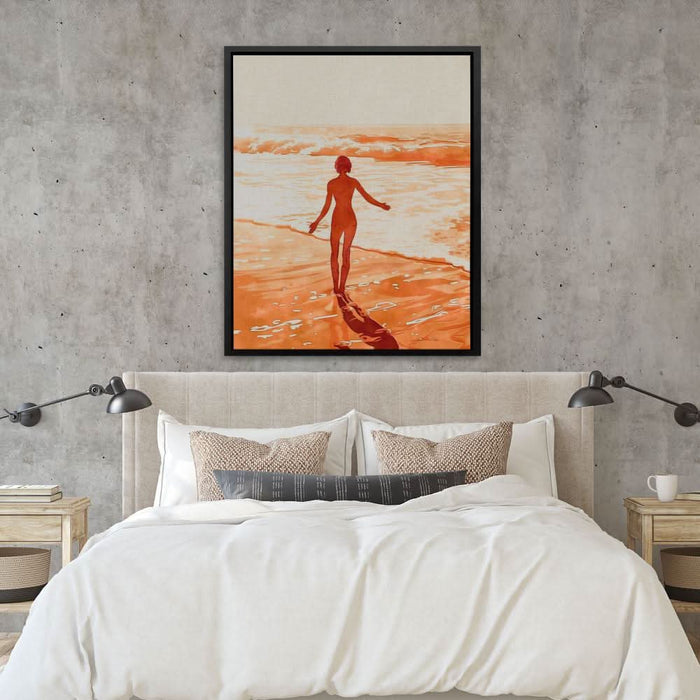 Coastal Memories - Abstract Earth Tones Canvas Wall Art