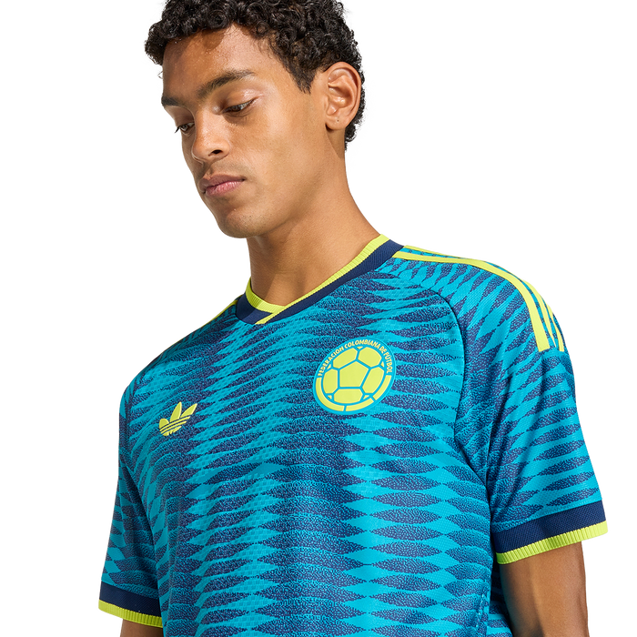 adidas Colombia 26 Away Authentic Jersey | Navy Blue/Petrol | Men's