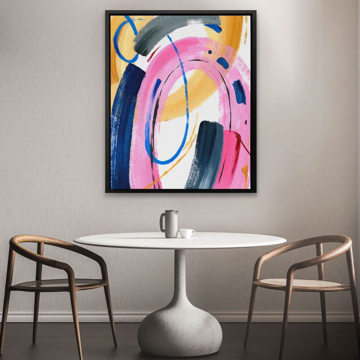 Colorful Circles - Large Abstract Canvas Print
