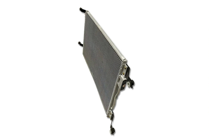 KOZAK Replacement Condenser (1E5864) for Freightliner Business Class M2, 106, 112, Century Class, Columbia, Ford L7500 & others PLUS Logo, Wipers, License Plate Frame, 2x Trailer Tail Lights and Vest