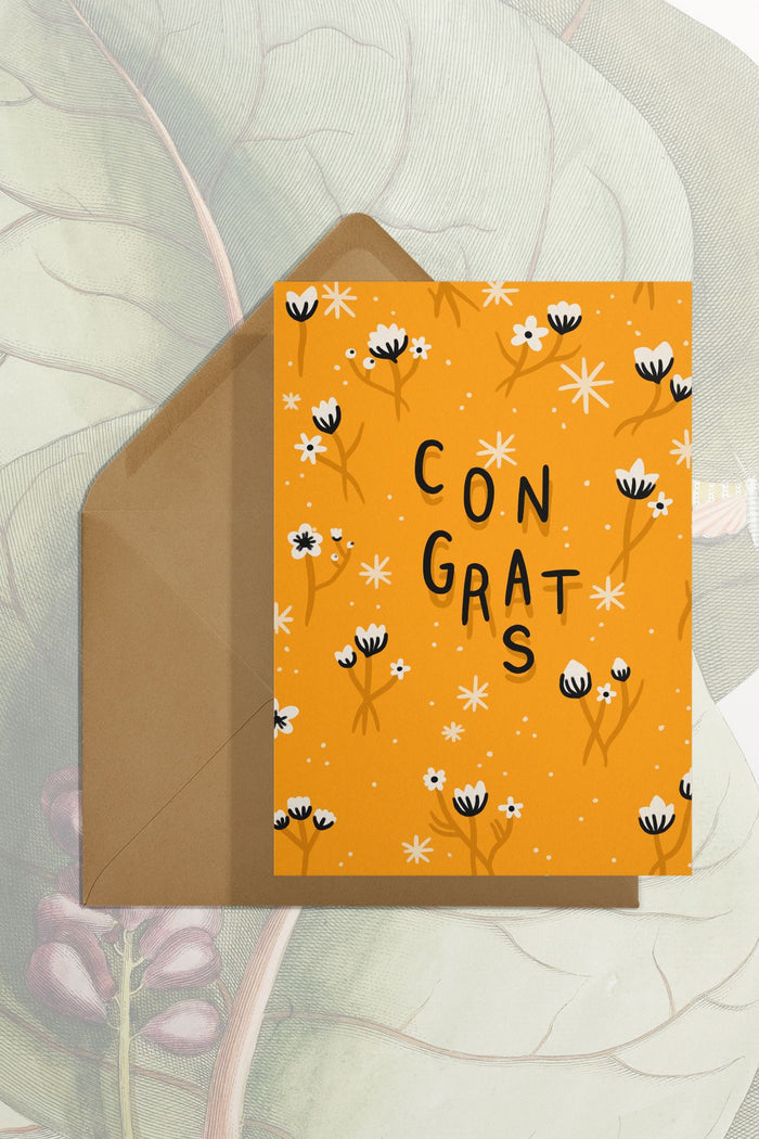 Congrats card