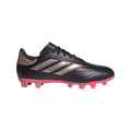 adidas Copa Pure 2 Club Flexible Ground Soccer Shoes | Aurora Black-Platinum Metallic-Turbo | Men's