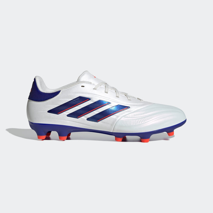 adidas Copa Pure 2 League Firm Ground Boots | Cloud White-Lucid Blue-Solar Red | Men's