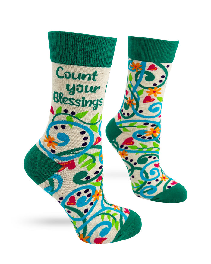Count Your Blessings Women's Crew Socks