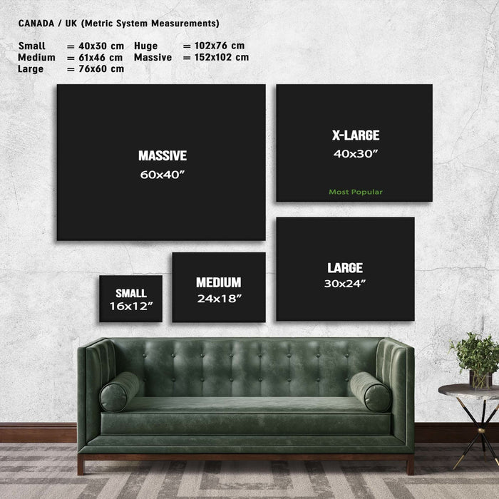 Courageous Blue Lion - Blue Wall Art