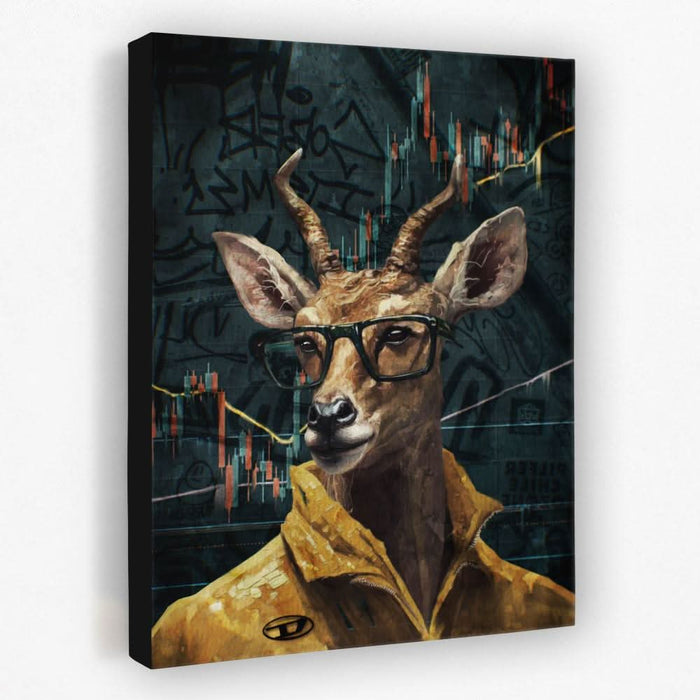 Crypto Antelope - Crypto Canvas Wall Art