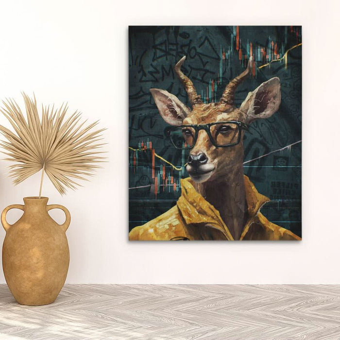 Crypto Antelope - Large Modern Canvas Print