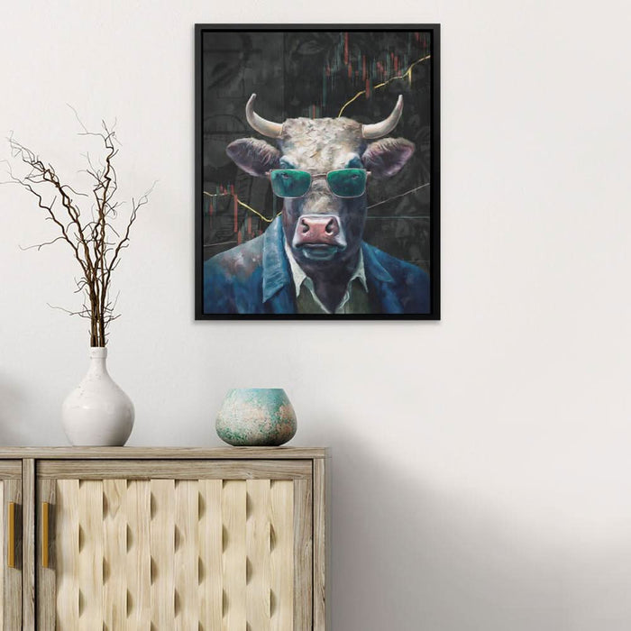 Crypto Bull - Bullish Canvas Print