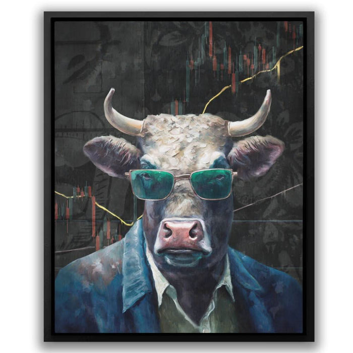 Crypto Bull - Canvas Wall Art