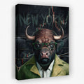 Crypto Bullish - Bull Canvas Wall Art