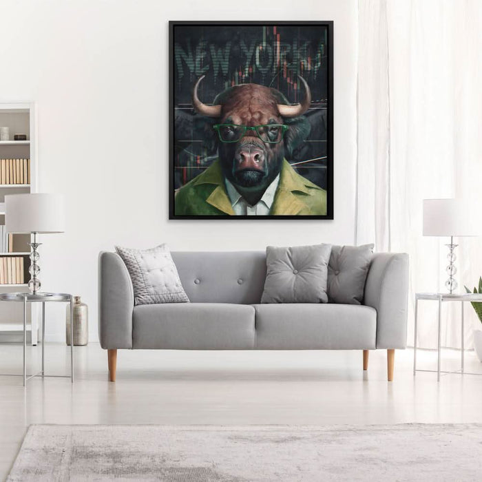 Crypto Bullish - Large Modern Canvas Print