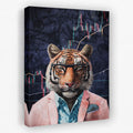 Crypto Tiger - Animals Canvas Wall Art