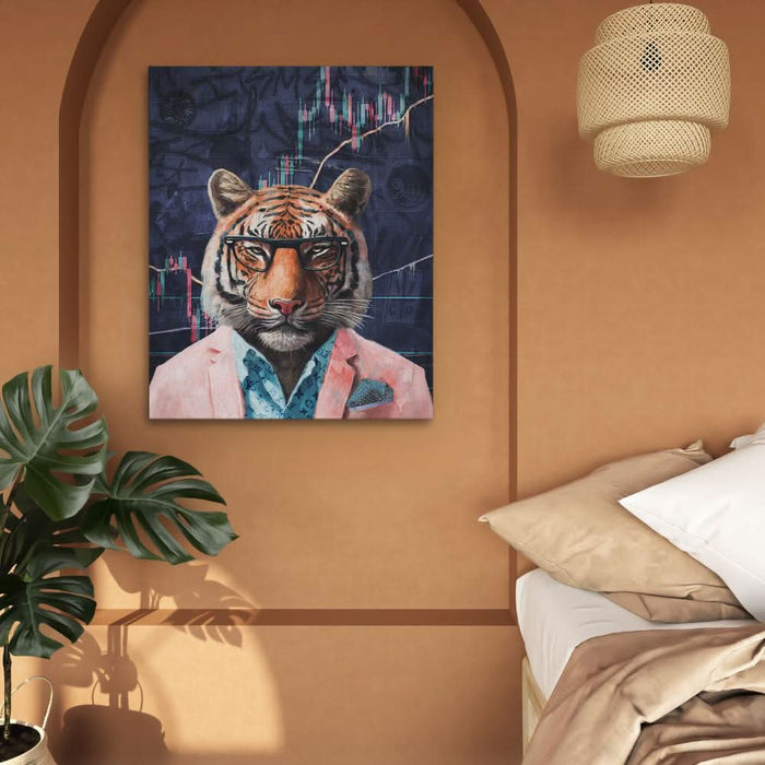 Crypto Tiger - Animals Art for Living Room