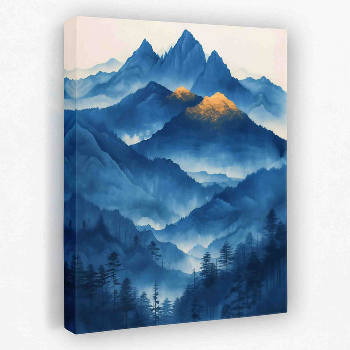 Crystal Cascade - Landscapes Canvas Wall Art