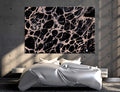 Dark Marble Abstract Canvas Print #1009
