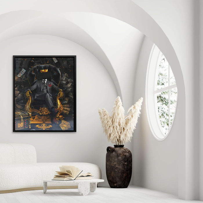 Dark Vault King - Bank Vault Art