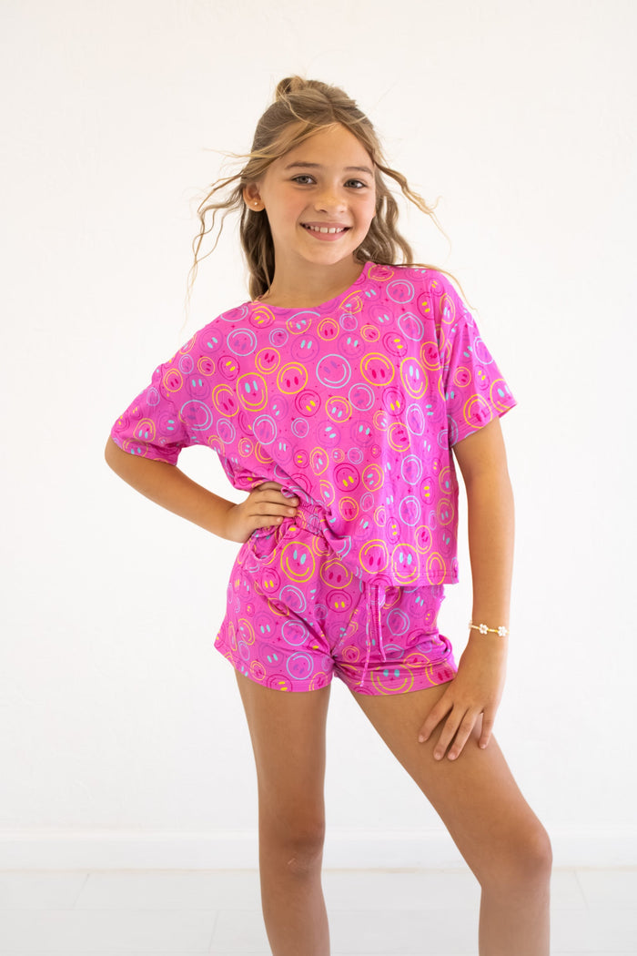Daywear Sets-Neon Smiley