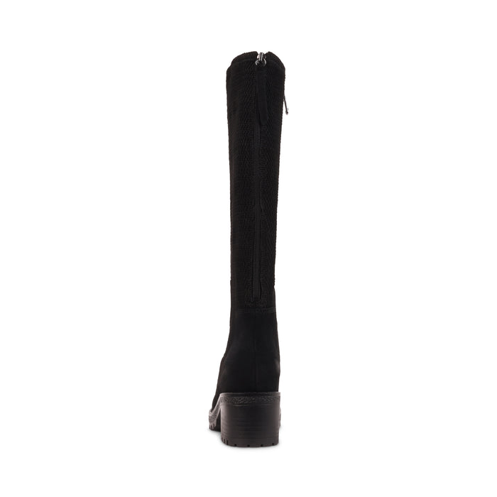 DESIRAS BLACK SUEDE WATERPROOF BOOT