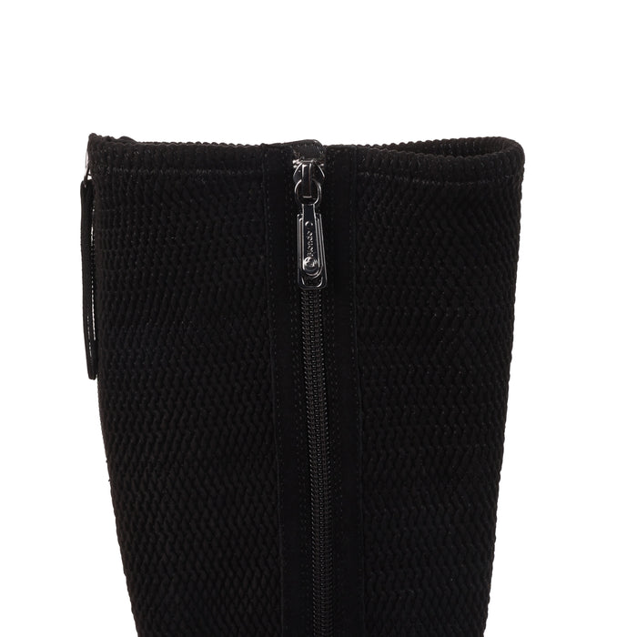 DESIRAS BLACK SUEDE WATERPROOF BOOT