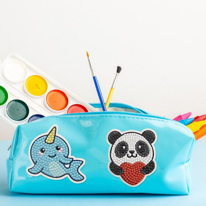 The Diamond Dotz Love You Chums Stickers from Diamond Dotz are perfect for any kids craft kit or creative session, pairing well with colored pencils and paints for endless sticker fun.