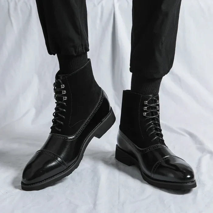 Diego Velázquez Leather Lace-up Boots