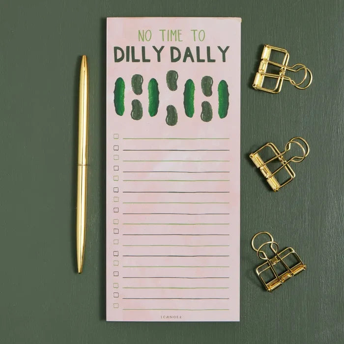 Dilly Dally Pickle 4x9 Notepad - 544927