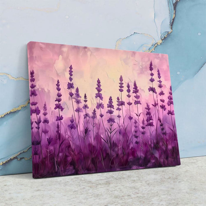 Divine Florals - Modern Wall Art in Black Frame