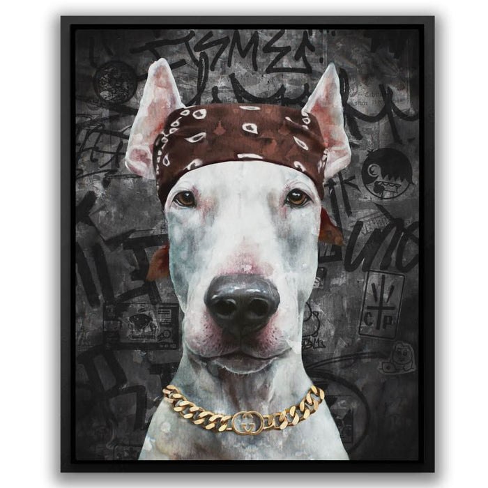 Dog in Bandana - Wall Art for Living Room
