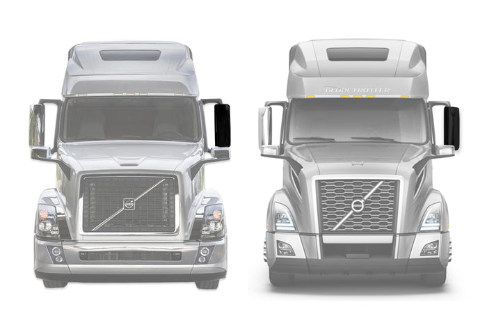 Door Mirror Cover Black Driver 2004-2024 Volvo VNL VNM VNX