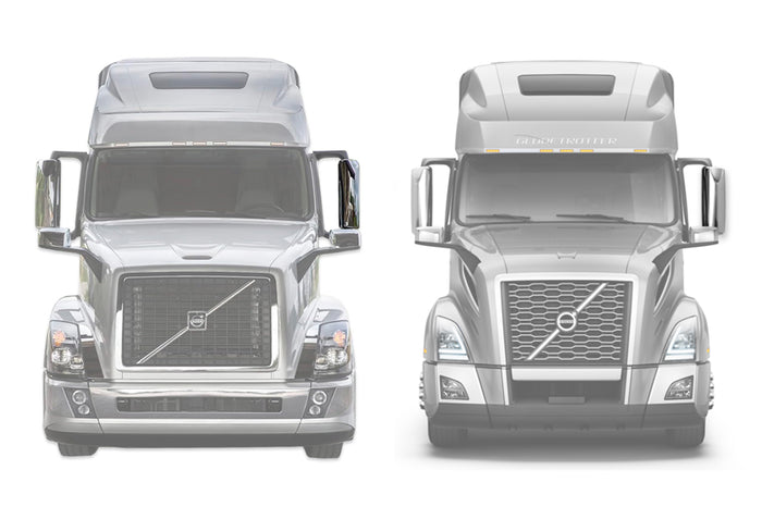 Door Mirror Cover Chrome Driver 2004-2024 Volvo VNL VNM VNX