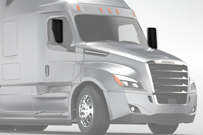 Door Mirror Covers Black Set 2018+ Freightliner Cascadia 126 116