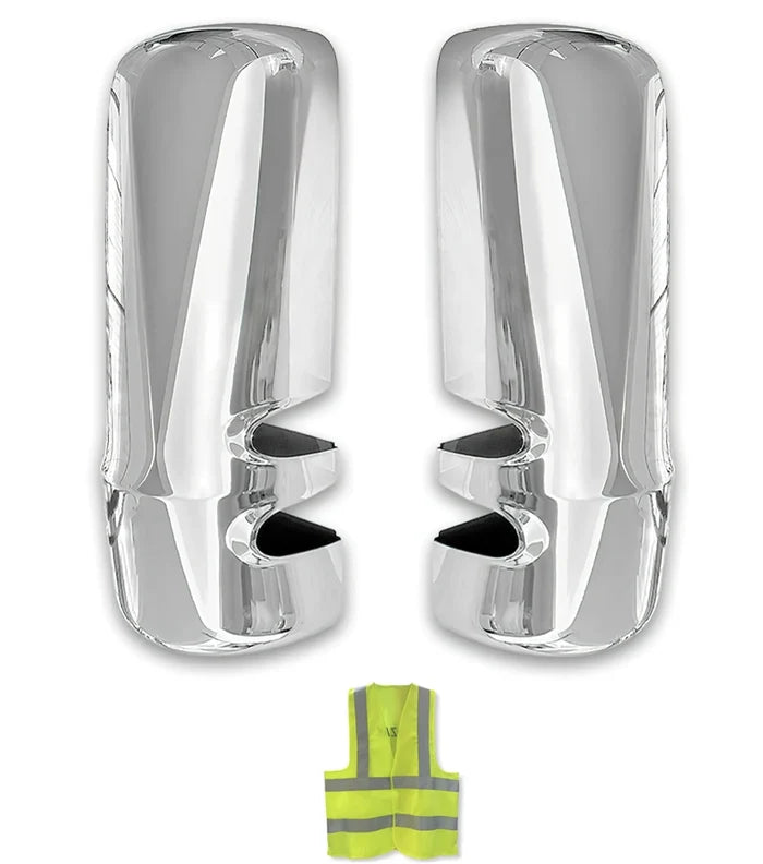 Door Mirror Covers Chrome Set Compatible with KW T680 Next Gen 2022+